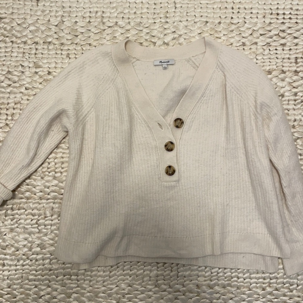 Madewell Button-front Sweater